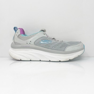 

Skechers Womens D Lux Walker 149023 Серые кроссовки Кроссовки Размер 8.5, Серый, D Lux Walker