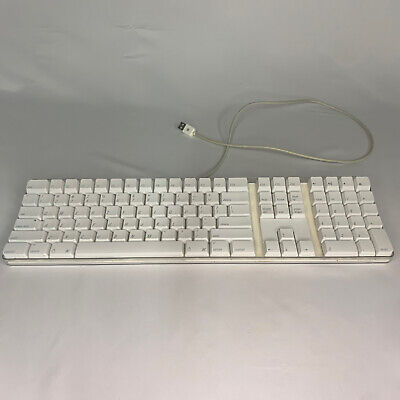 Apple Mac White USB Wired Keyboard iMAC G3 G4 G5 eMAC A1048 Apple Mac White USB Wired Keyboard iMAC G3 G4 G5 eMAC A1048