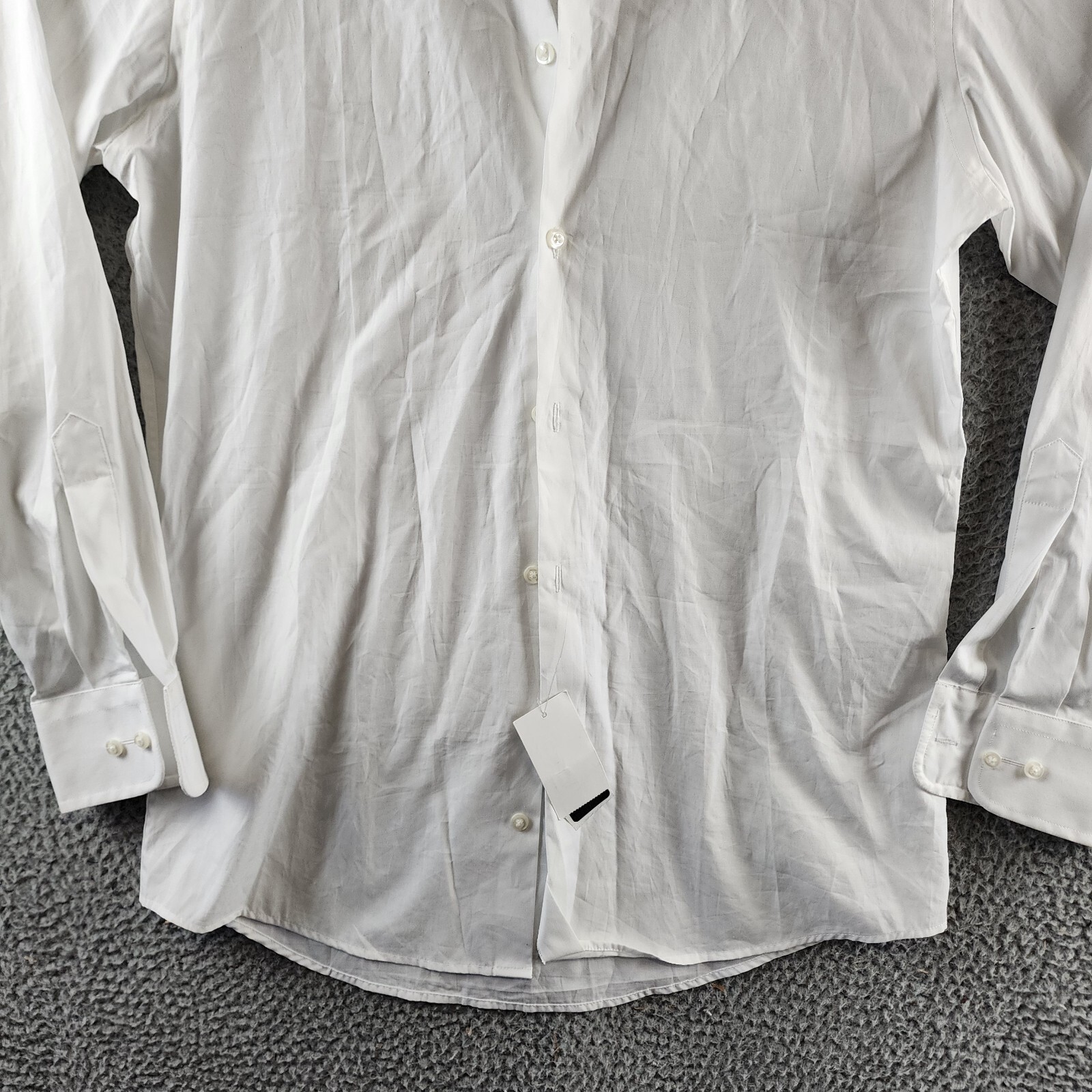 The Men's Store at Bloomingdale's Regular Fit Dress Shirt Men's 15 32/33 White - Picture 2 of 13