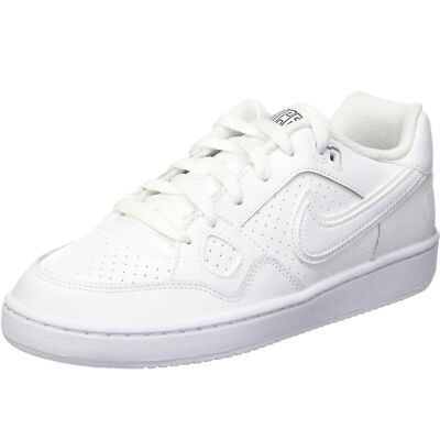 Nike Boys Son of Force Low (GS) Basketball Shoes Size 4.5 White