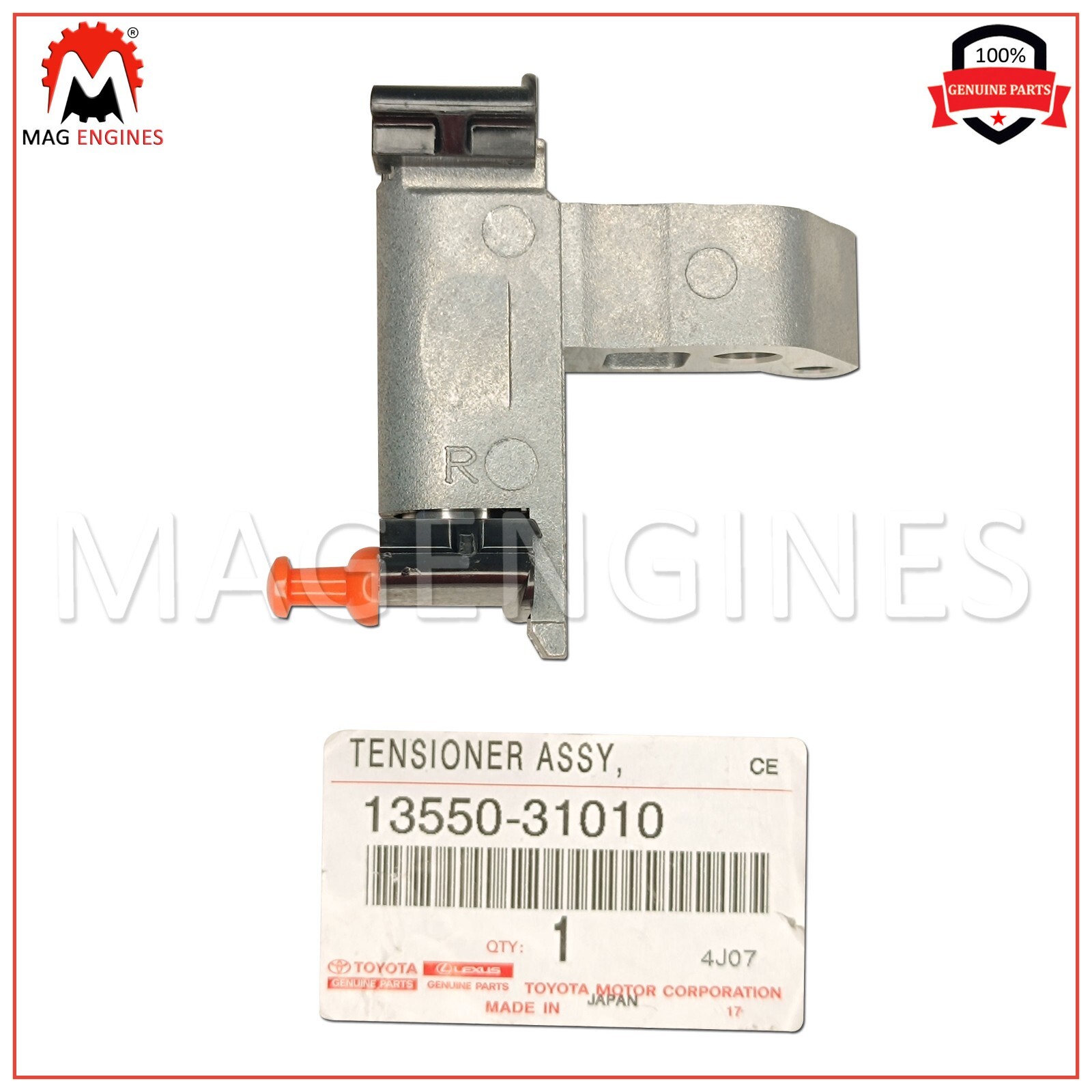 13550-31010 GENUINE OEM TENSIONER, CHAIN, NO.2 1GRFE 4.0