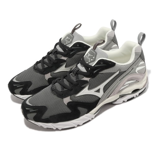 

Мужские повседневные кроссовки Mizuno Sportstyle Wave Rider 10 Dark Shadow Grey Black D1GA2226-12, Черный, Wave Rider 10