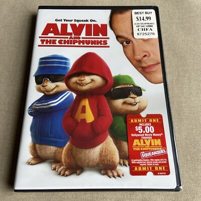 Alvin And The Chipmunks (DVD, 2007) Music Comedy Jason Lee Janice Karman NEW +