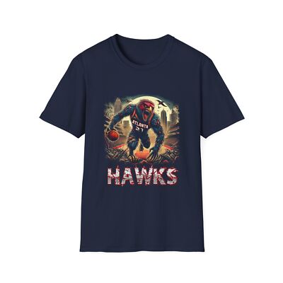 Terror from the Sky - Atlanta Hawks Horror Mashup T-Shirt
