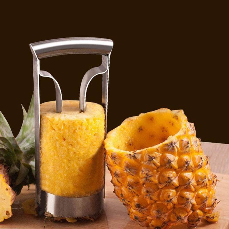 Pineapple Corer Slicer Cutter Eye Peeler Fruit Stainless Steel Tool
