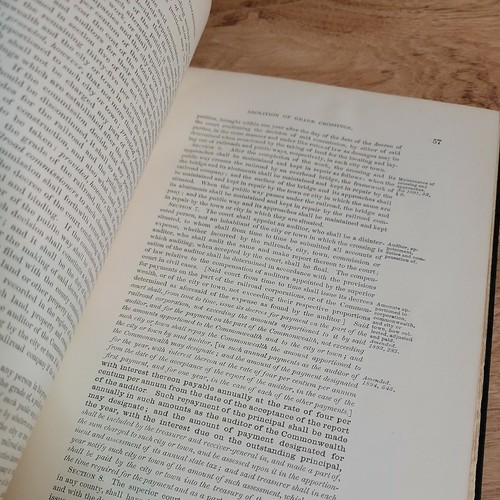 Railroad and Railway Laws of Massachusetts 1882-1895 rail train 