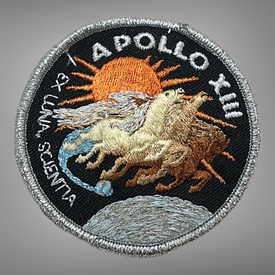 Vintage NASA APOLLO XIII 4  Embroidered Sew On Patch
