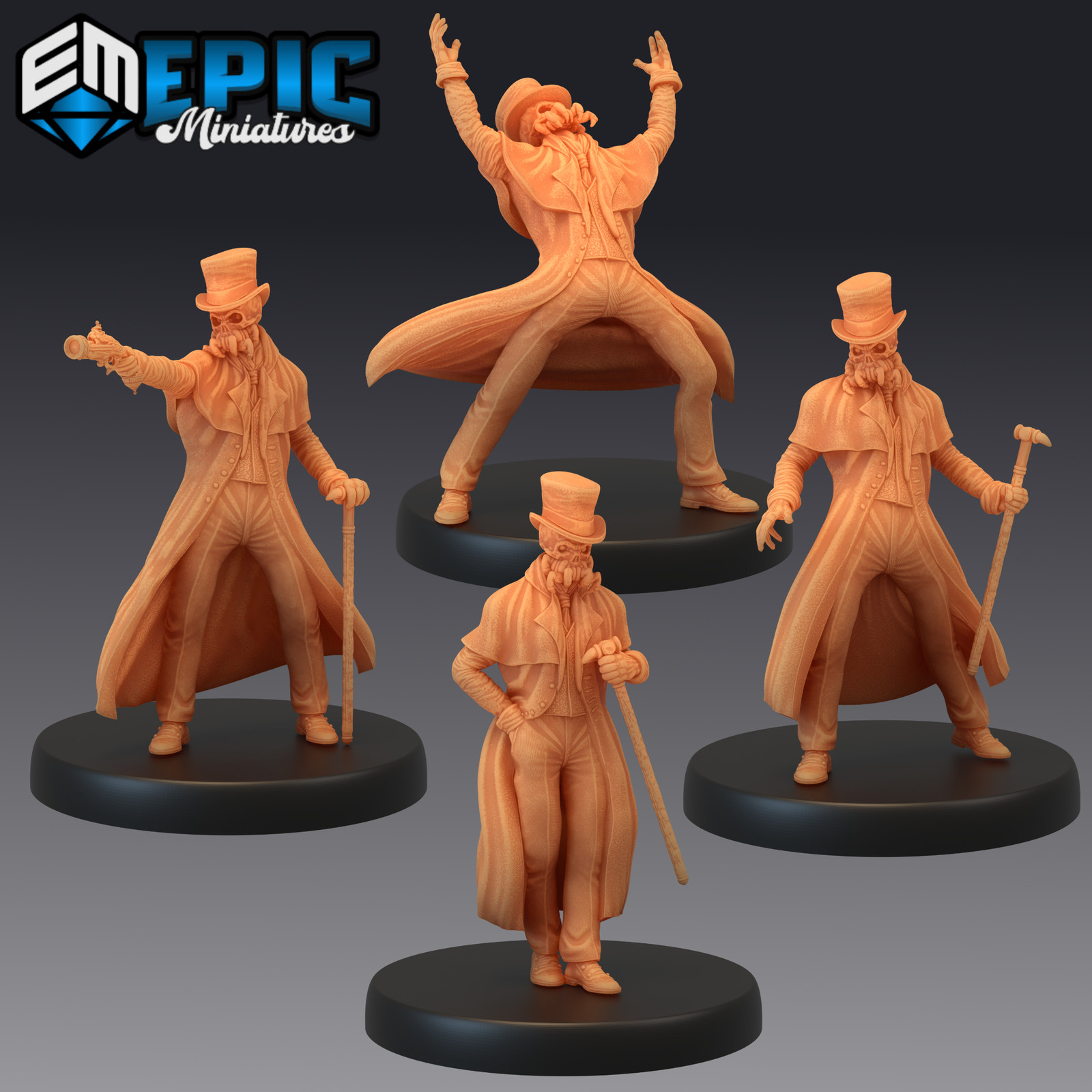 Mister Crawley, D&D RPG Fantasy Lovecraft Cthulhu Miniature, Epic Miniatures
