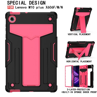 For Lenovo Tab M10 FHD Plus 10.3'' TB-X606F/X Case Stand Cover + Screen Protector