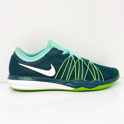 Nike Womens Dual Fusion Tr Hit 844674-300 Зеленые кроссовки для бега Размер 6,5