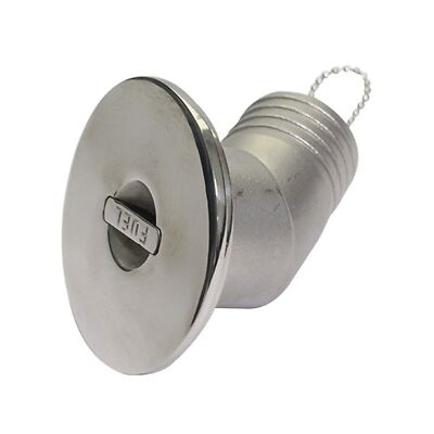 NRC&XRC Boat Deck Fill/Filler Cap Keyless - Angled Neck 1-1/2"(38mm) DEO/Fuel...