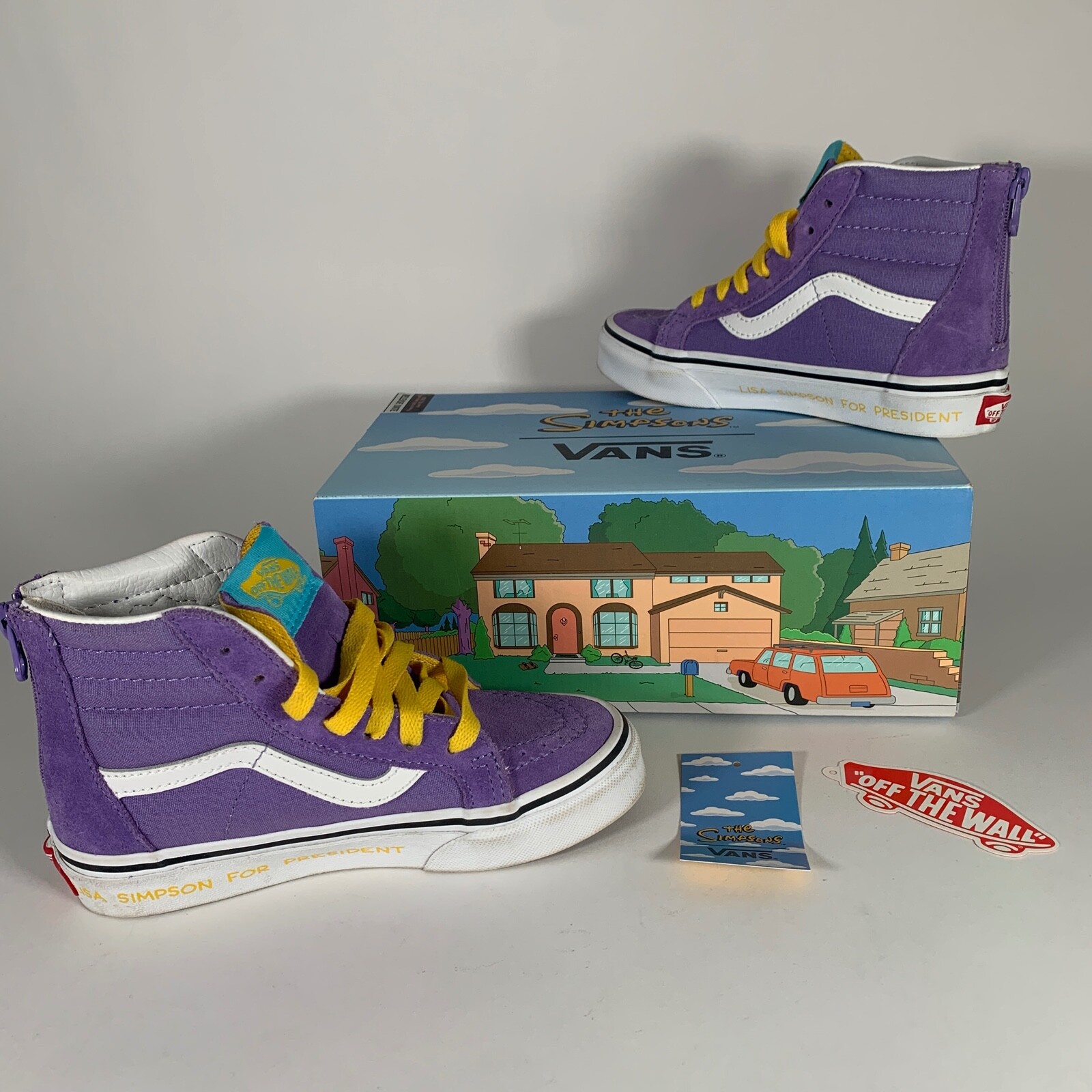 The Simpsons Lisa 4 Prez US Kids Size 1 Limited-Edition VANS