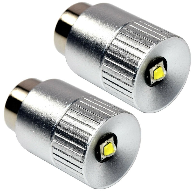 2x Ultra Lumineux 300lm Haute Puissance 3w Ampoules Led Pour Maglite St3 S3 S4