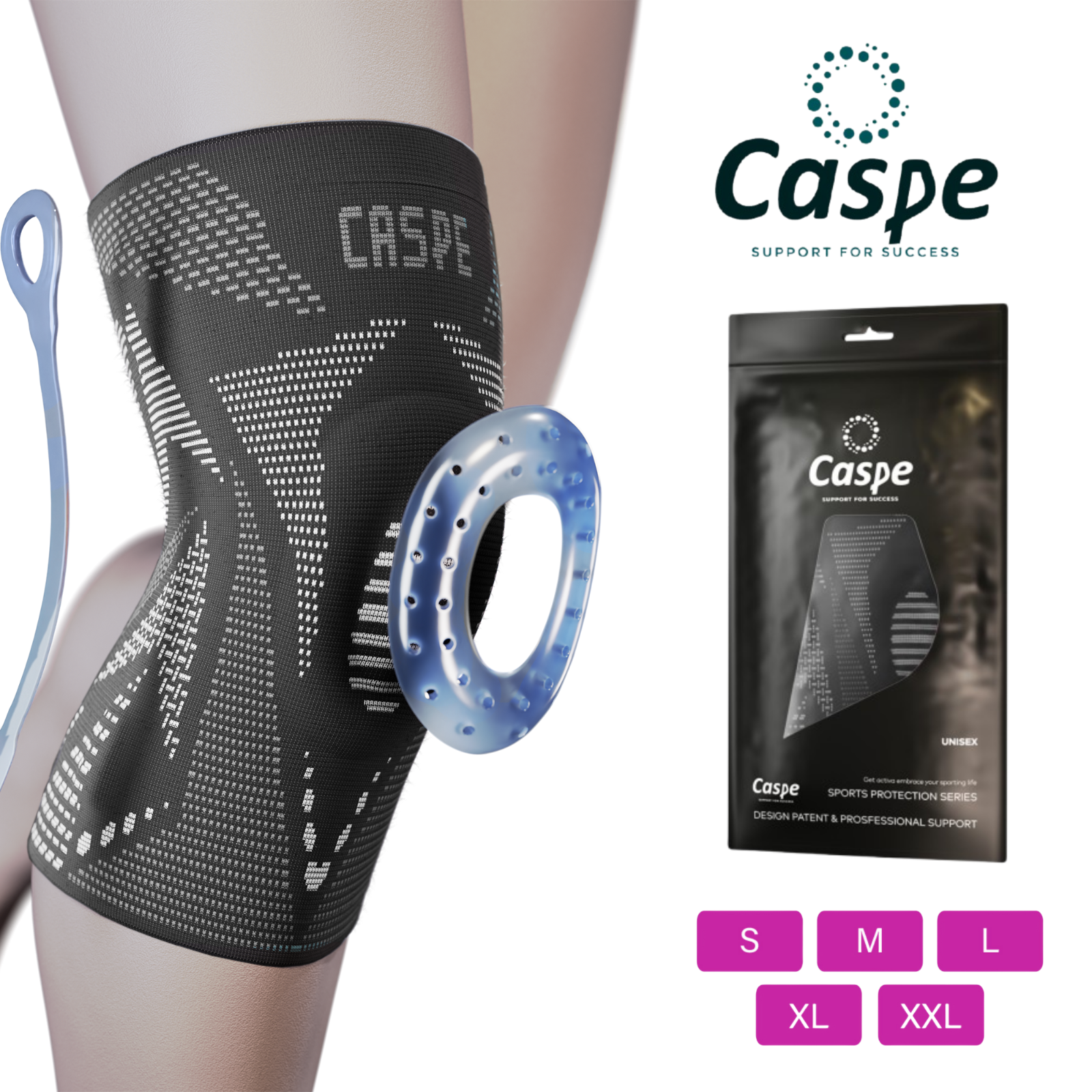 Knee Brace Compression Sleeve Support Joint Pain Arthritis Relief For Sport Gym