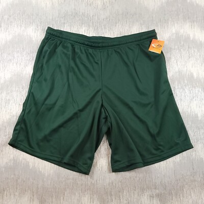 Champion C9 Men's Active Mesh Shorts 10'' Inseam Quick Cord Pockets Green XL  NWT