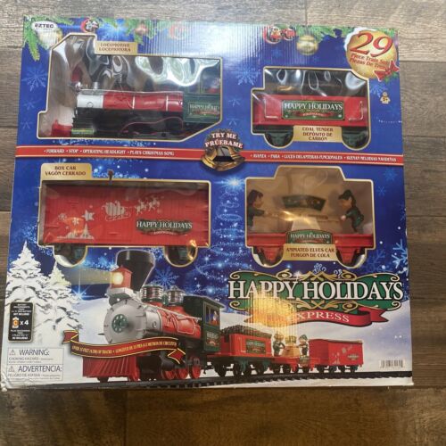 Eztec Happy Holidays Express 29 Piece Christmas Train Set #62169 (Open Box) Eztec Happy Holidays Express 29 Piece Christmas Train Set #62169 (Open Box)