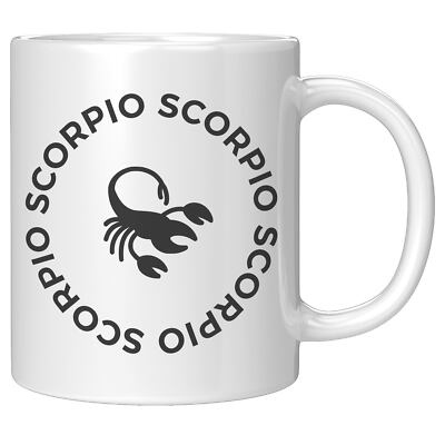 Scorpio White Mug