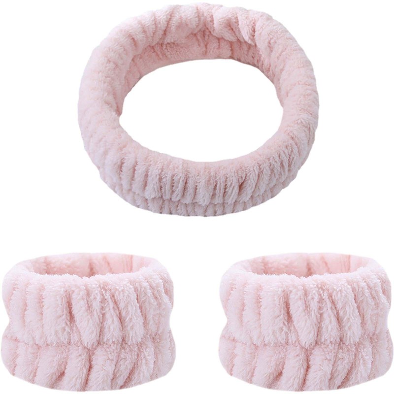 Spa Washband Microfiber Wrist Wash Towel Wristbands, Head And Wrist Bands