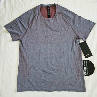 Lululemon Metal Vent Tech Short Sleeve GAMA/KYBL Kayak Blue Men's Size Large