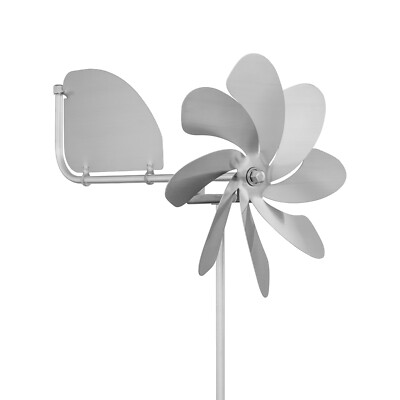 SKARAT A1004 - Windrad "Speedy20 plus" mit Windfahne aus Edelstahl VA Garten