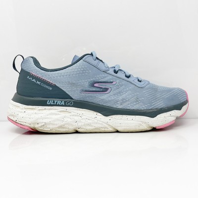 

Skechers Womens Max Cushioning Elite 128269 Синие кроссовки для бега Размер 8.5, Синий, Max Cushioning Elite