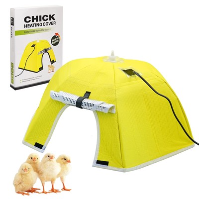 Chicken Brooder Box for Chicks Brooder Plate Chick Heater Warmer for 10 Newbo...