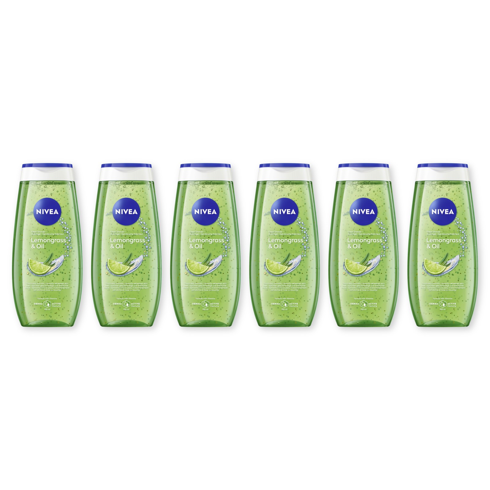 NIVEA Pflegedusche Lemongrass & Oil 6 x 250ml - Bild 1 von 3