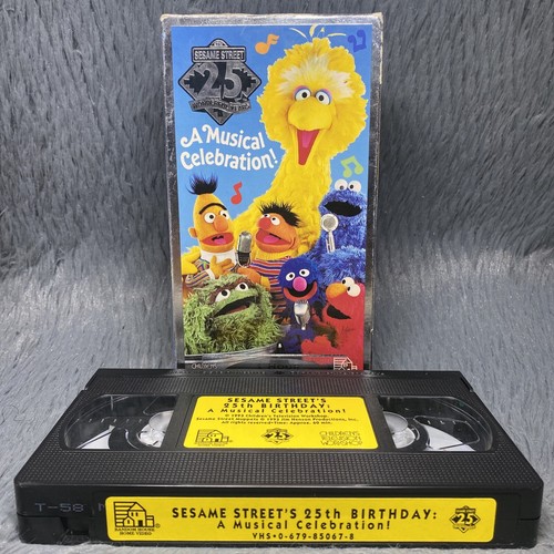 The Birthday/THE VIDEOS+DOCS SEP 2005-N… Sesame Street 25th Birthday A Musical Celebration VHS 1993