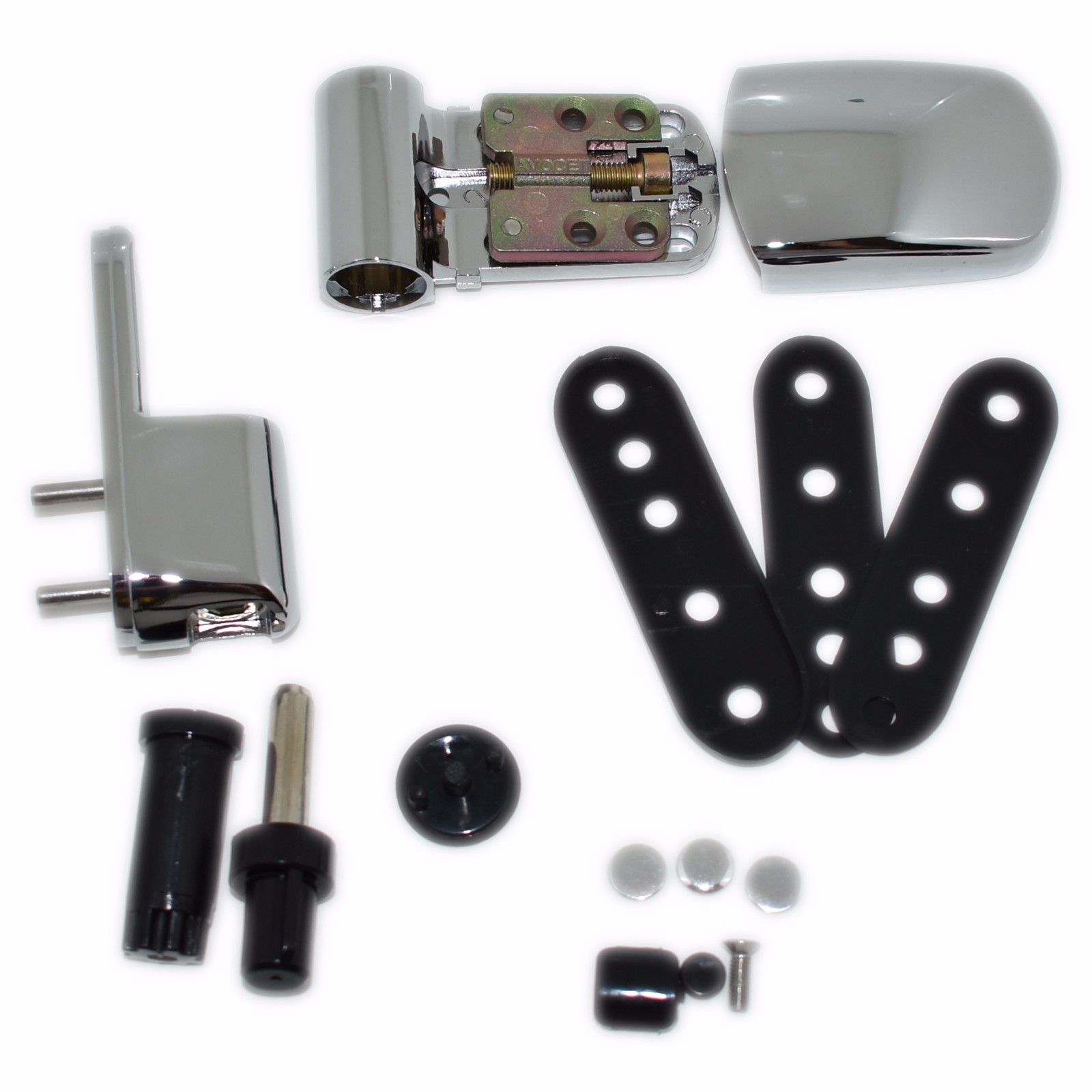 2 x UPVC Double Glazing Door Flag Hinges Adjustable Avocet MT3D Triad