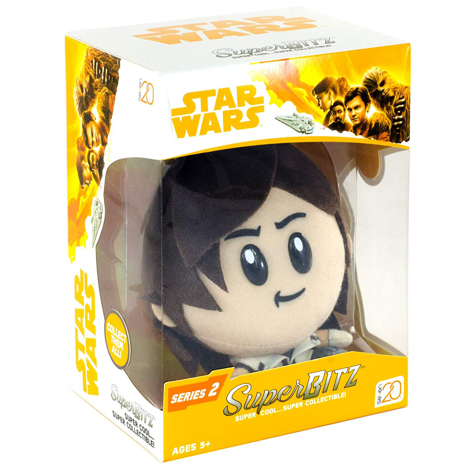 Star Wars Superbitz Series 2 Плюшевая фигурка Хана Соло НОВИНКА
