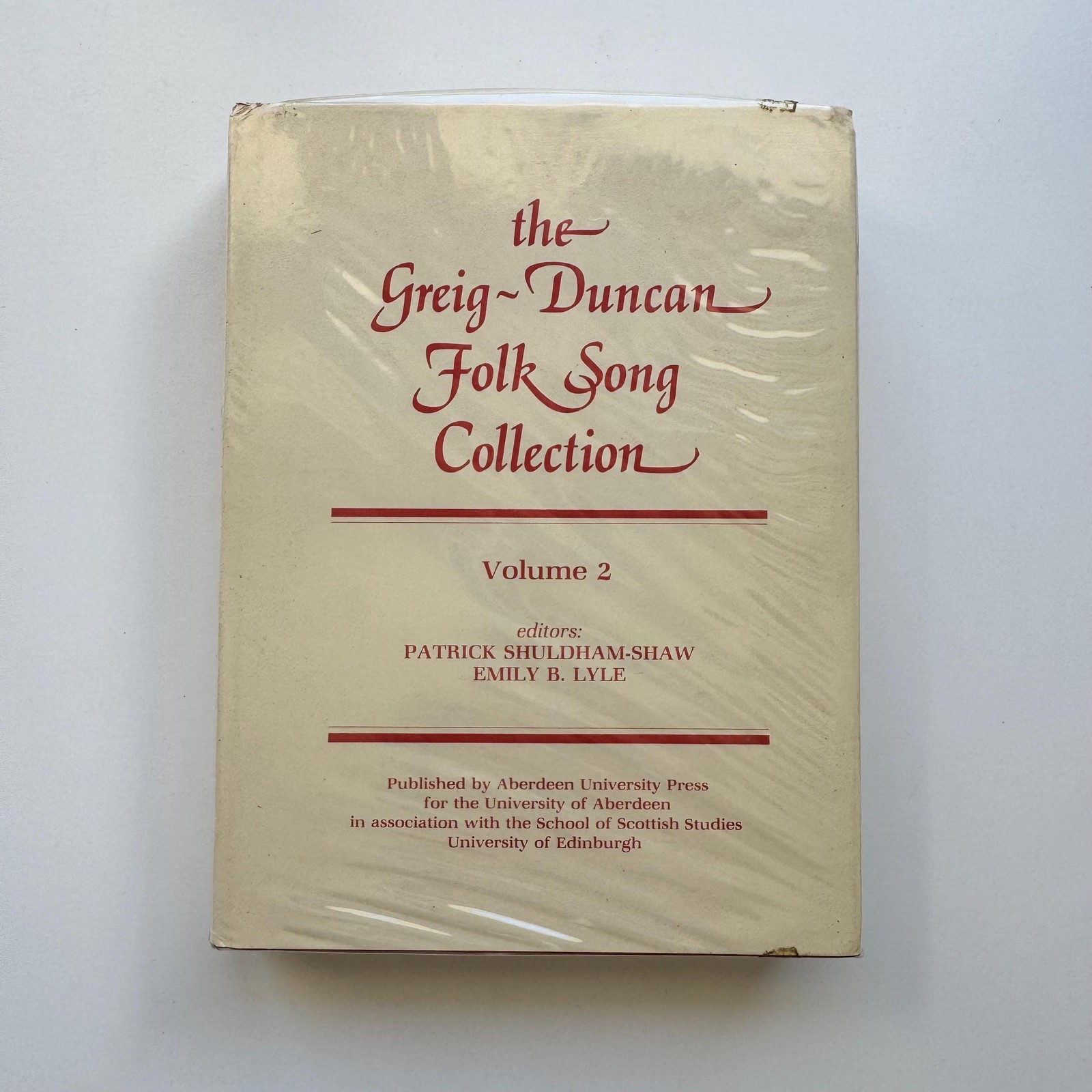 1983 The Greig – Collection Volume 2 – Patrick Shuldham-Shaw & Emily B. Lyle