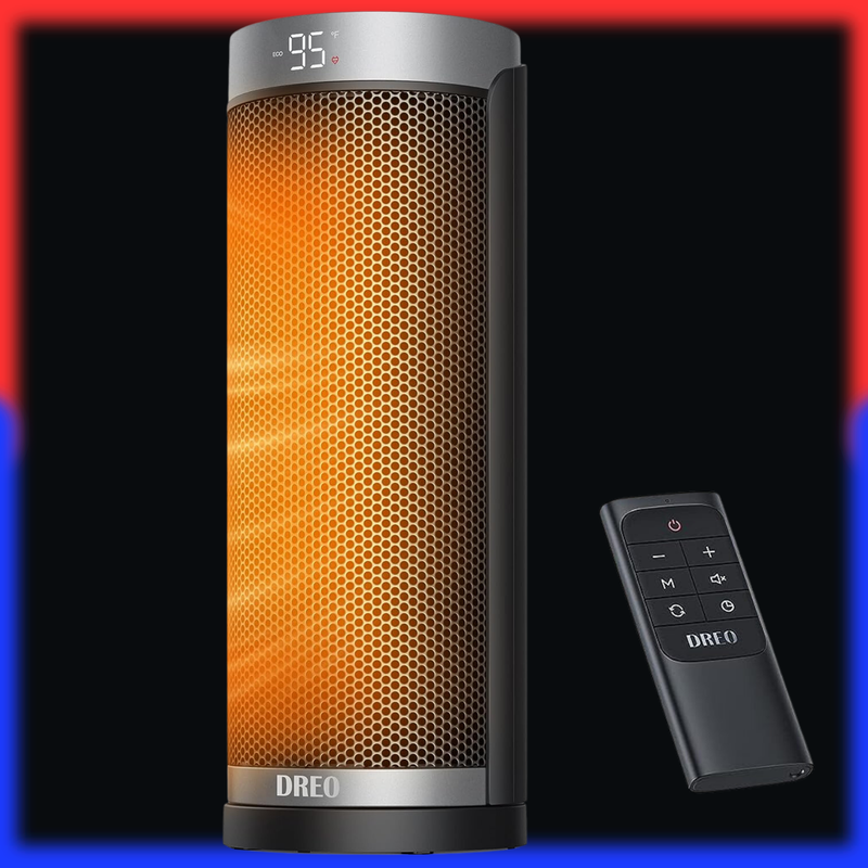 Ceramic Thermostat Auto Timer Remote