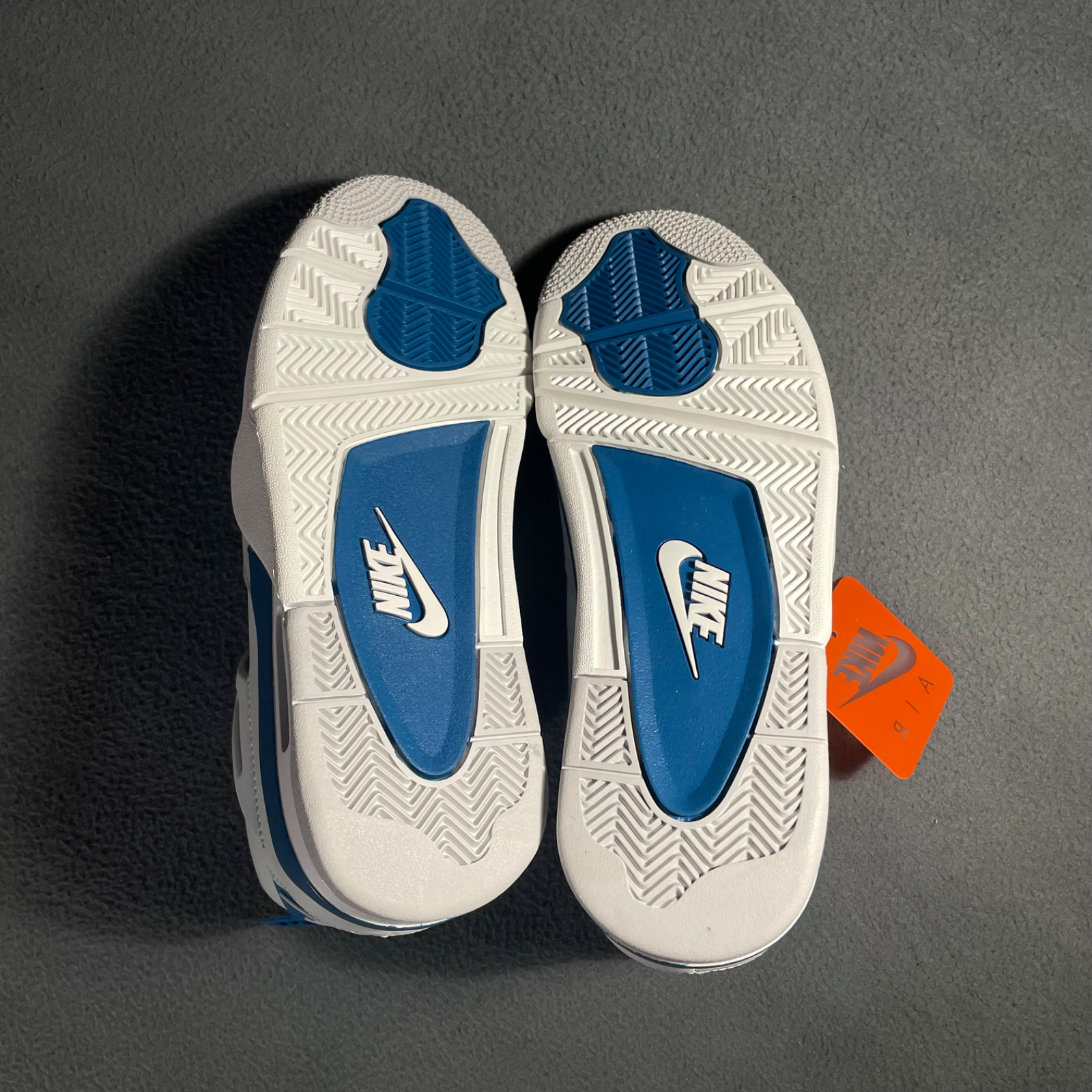 NIKE NIKE AIR JORDAN 4 RETRO MILITARY BLUE FV5029-141 MEN & GS SIZES QUICK SHIP