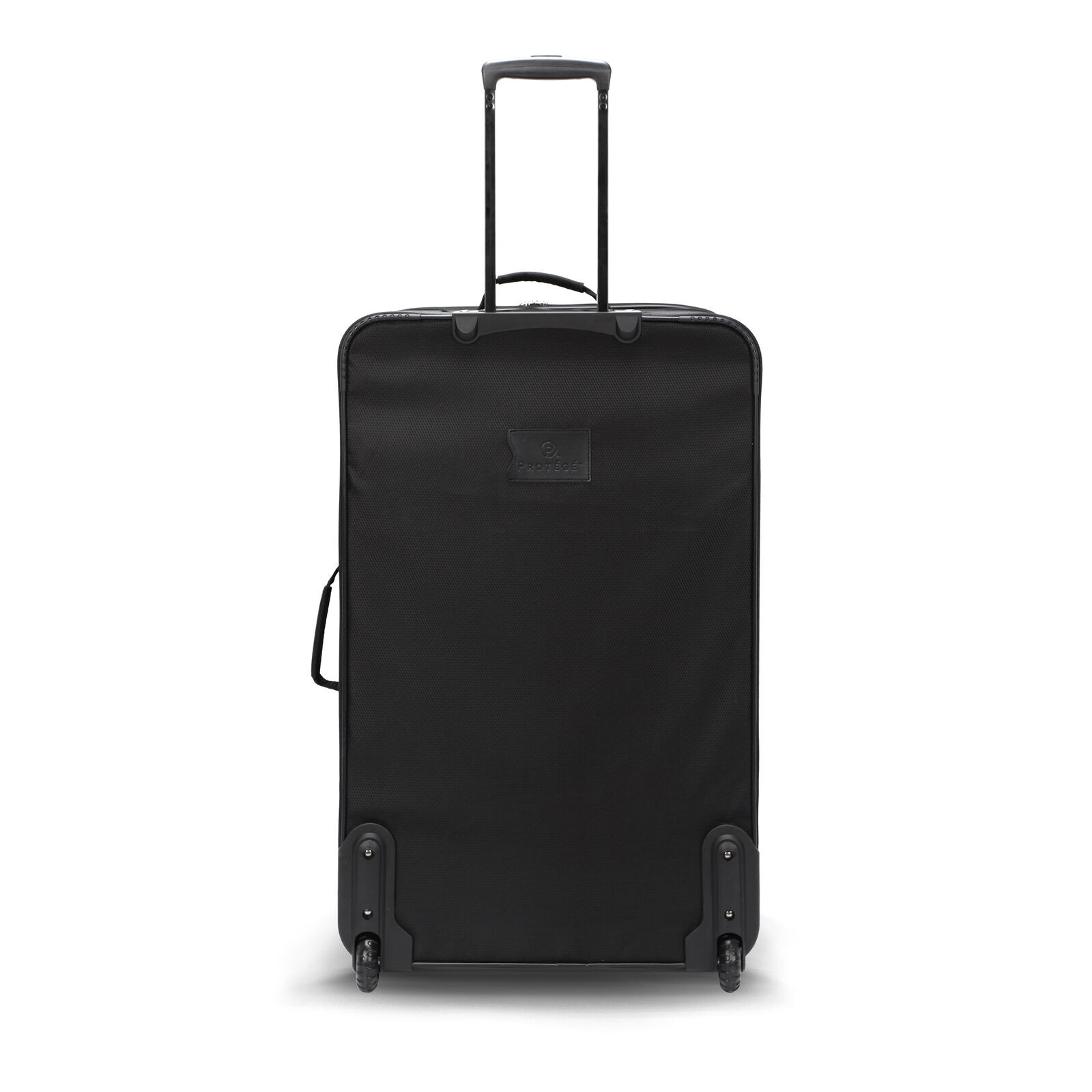 Upright Luggage 28" Softside Suitcase Checked Expandable 2-Wheel Travel Black US