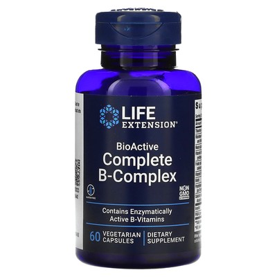 BioActive Complete B-Complex, 60 вегетарианских капсул