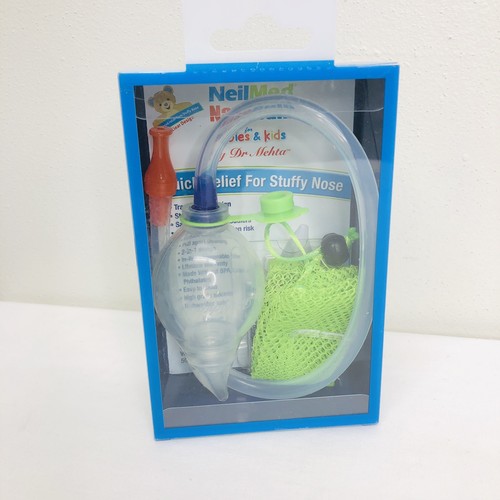 Neil Med Naspira Nasal-Oral Aspirator kit + 1x NasaBulb for Babies & Kids NEW