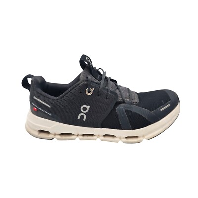 On Cloud Kids Youth Sky Running Sneaker Size 5.5 Y Black Eclipse Shoes Lace Up