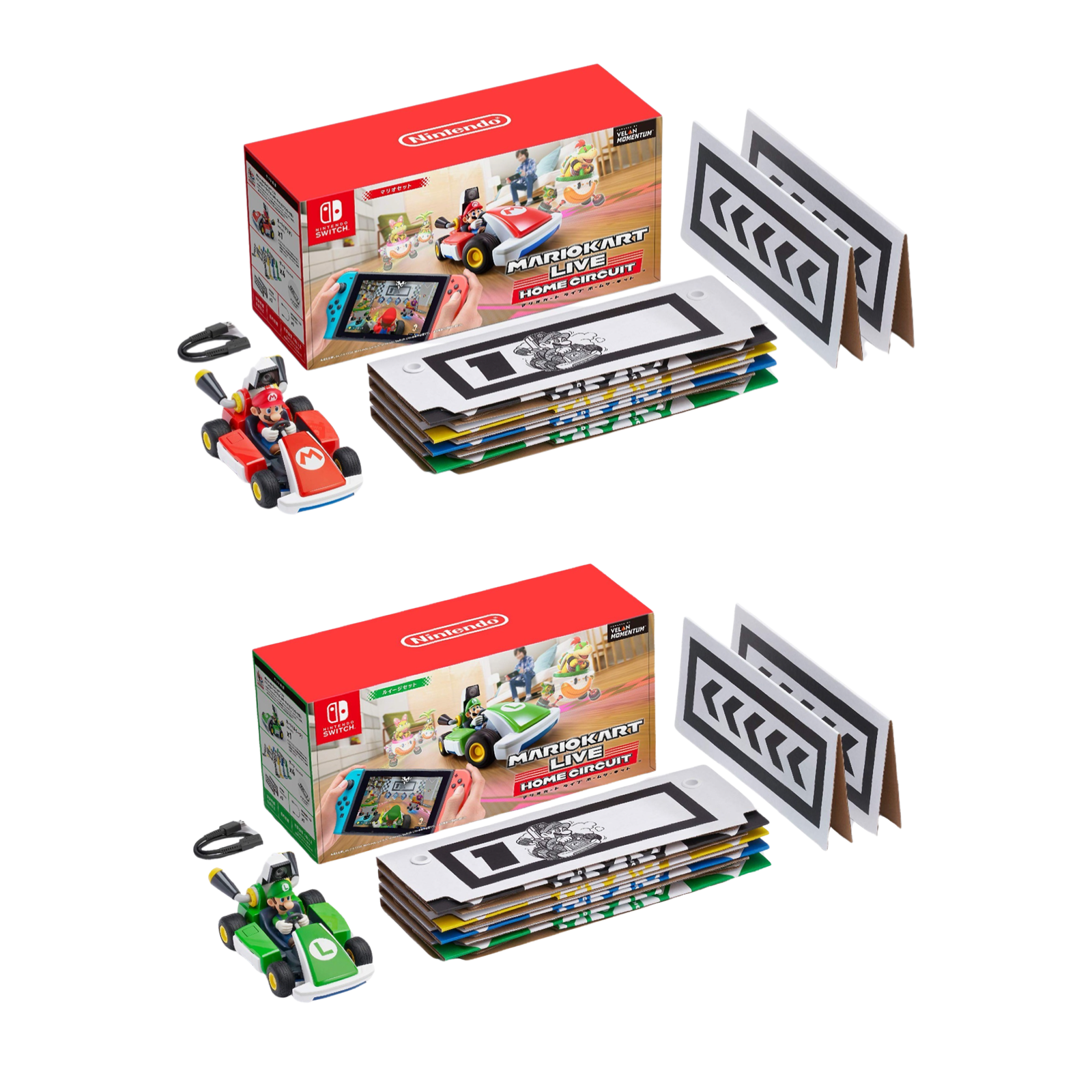 Mario Kart Live  Circuit 2台セット Amazon.com: Mario Kart Live: Home Circuit -Mario Set
