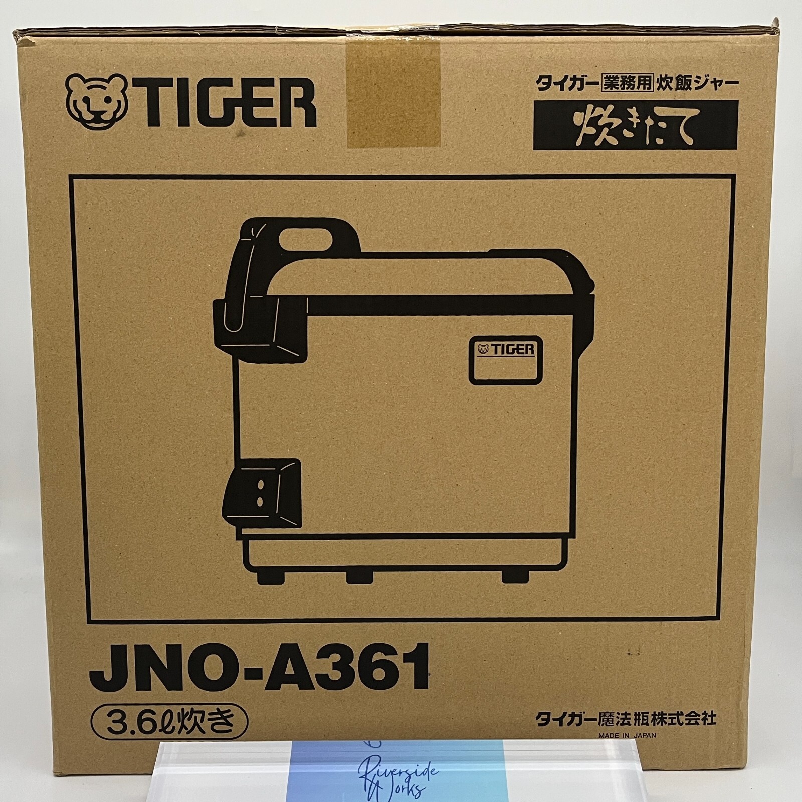 Tiger JNO-A361XS Rice Cooker Stainless 3.6L 6-20 Cups 100V Tiger JNO-A361XS Rice Cooker Stainless 3.6L 6-20 Cups 100V