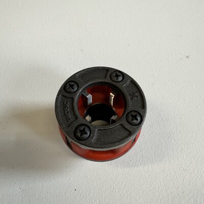RIDGID 00-R Complete Manual Ratchet 3/4'' NPT Pipe Threading Die Head Alloy 36895