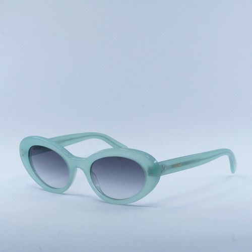 Pre-owned Celine Cl40193i 93b Light Green/gradient Smoke 53-21-145 Sunglasses Authe... In Gray