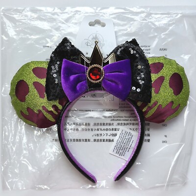Disney Parks Villain Evil Queen Ear Headband Adult Snow White & the Seven Dwarfs