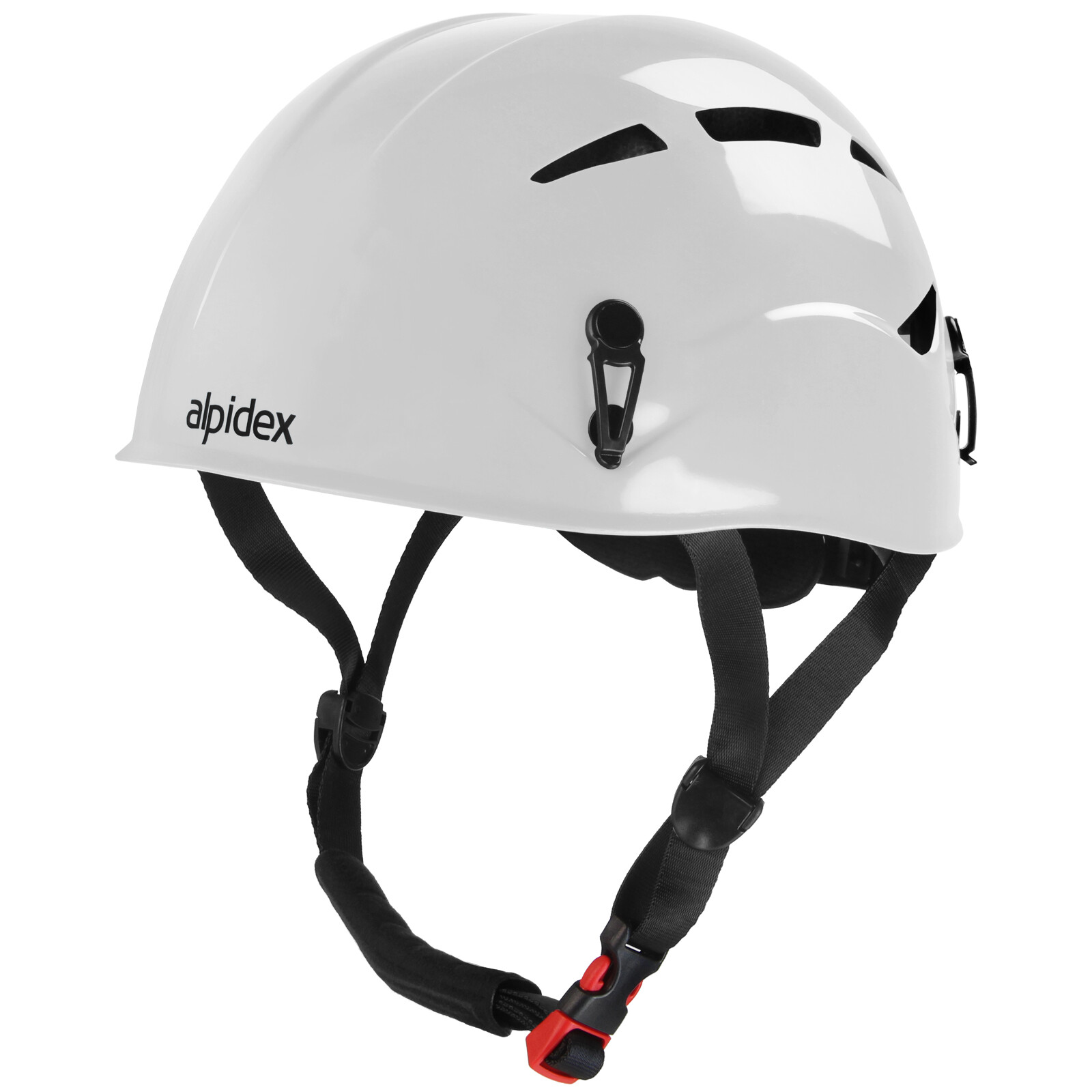 Alpidex Kletterhelm + Komplettgurt + Stubai Klettersteigset BASIC 3.0