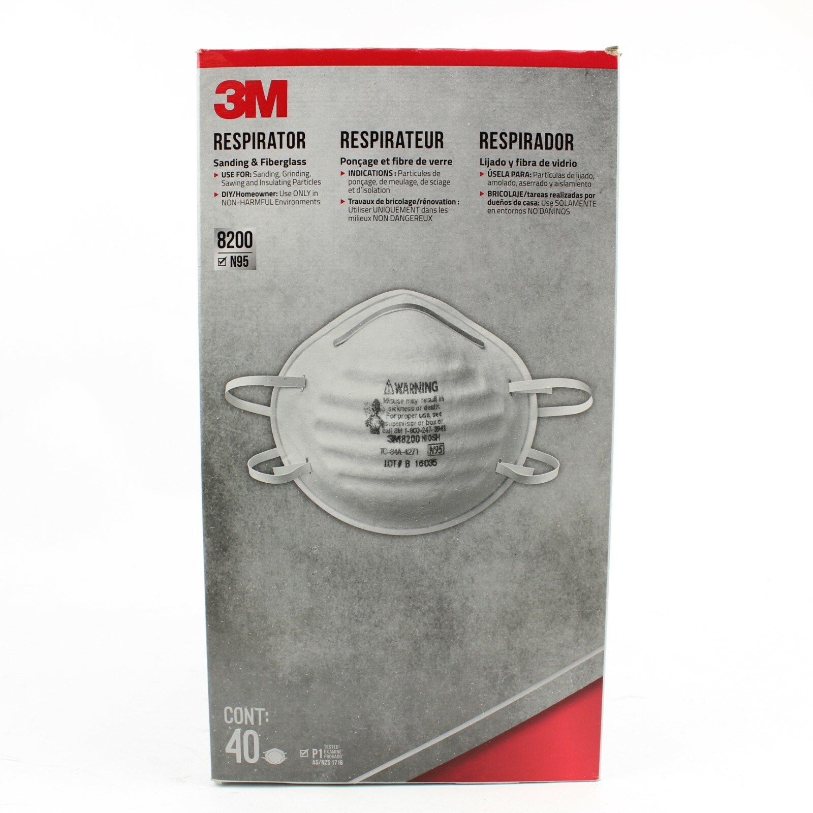 ronco n95 mask particulate respirator 20 masks/box ronco n95 mask particulate respirator 20 masks/box