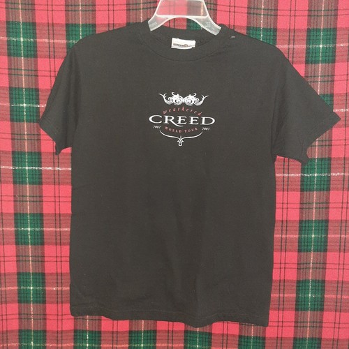 Vintage Creed 2002 2003 weathered would tour band shirt