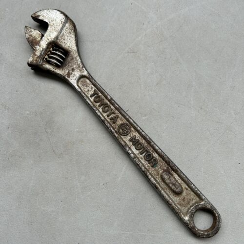 Vintage TOYOTA Motor Adjustable Angle Wrench 250mm OEM Car