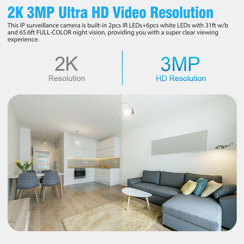 360° Panoramic WiFi IP Camera E27 Light Bulb Wireless 1080P HD Security Camera