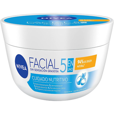 NIVEA Moisturizing Facial Cream 5 In 1 Nourishing Care (200 ml)