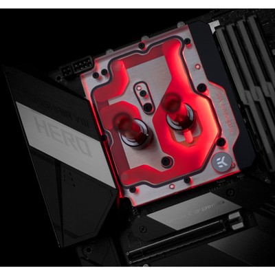 EKWB EK-Quantum Momentum ROG Crosshair VIII Hero D-RGB - Plexi, CPU-Kühler