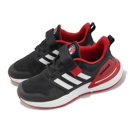 

adidas Rapidasport Spider-man EL Black White Red Kids Preschool Running IG7175, Черный, Rapidasport Spider-man El
